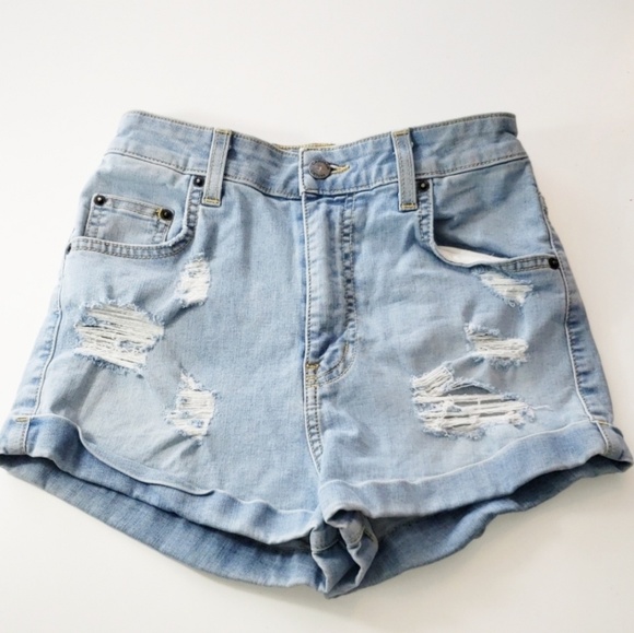 Carmar Pants - LF Carmar high waist distressed jean shorts 26